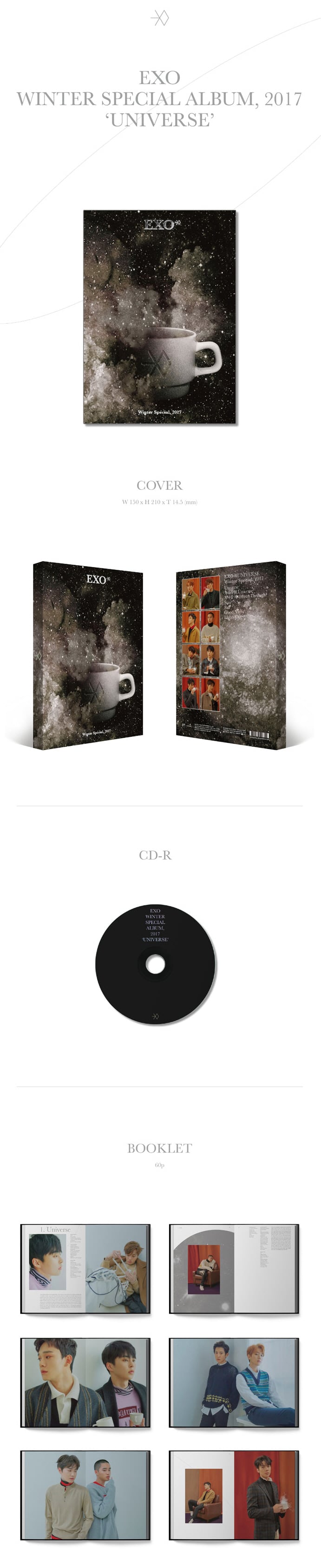 EXO - 2017 Winter Special Album Universe - CATCHOPCD